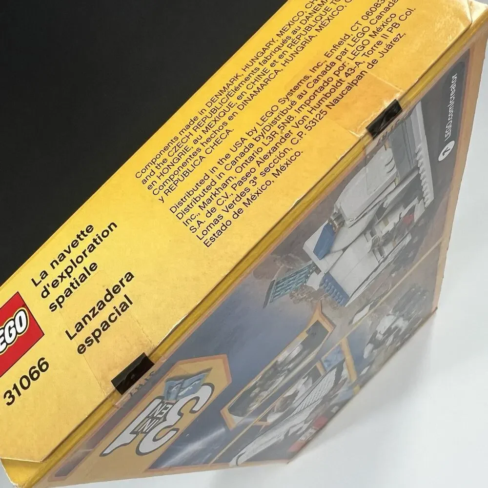 New Sealed 31066 Space Shuttle Explorer Creator 3 in 1 Rover Toy Building Set